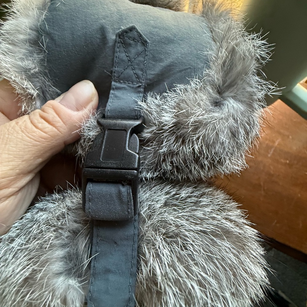 Mad Bomber  Hat Large Trapper Fake  Fur Lined Snap Button Pilot Cap - Picture 7 of 13